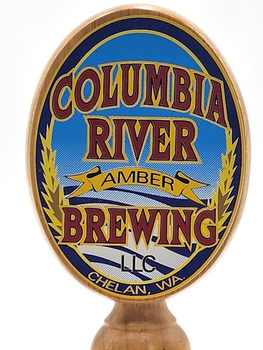 Columbia River Brewing LLC Wood Beer Tap Handle Knob 3-Piece Lot Chelan, WA - Picture 12 of 18