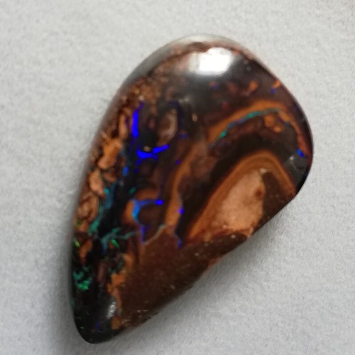 Marvelous Wood Pattern 34.3CT Australian Queensland Boulder Opal Double sized - Foto 8 di 10