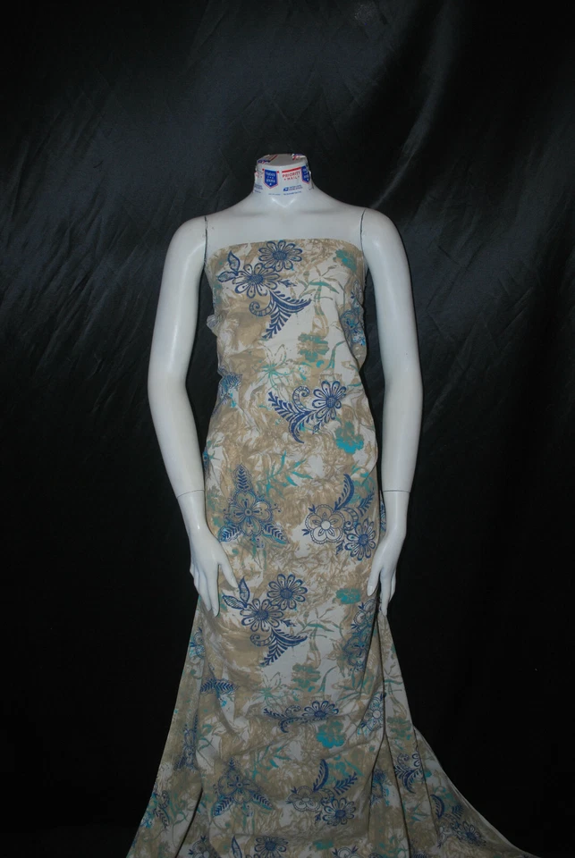 TELA DE GASA BURBUJA ARRUGADA 100% ALGODÓN PESO MEDIO HERMOSO ESTAMPADO Foto 2 de 4