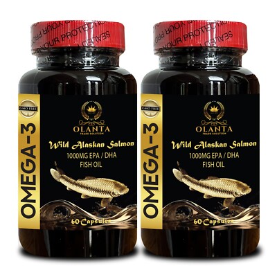 OMEGA 3 FISH OIL - natural fish oil capsules, Fish Oil Supplement with EPA & DHA