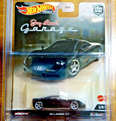 Hot Wheels Premium Car Culture McLaren F1 Black Jay Leno's Garage