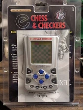 Excalibur e Chess & Checkers Handheld Electronic Travel Game - New in Package