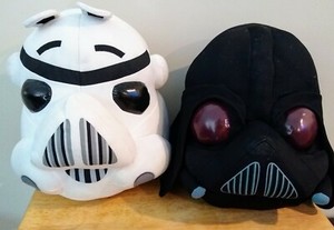 Star Wars Angry Birds Darth Vader & Storm Trooper Plush Toy Big 12