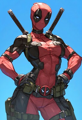 ''Lady Deadpool 4'' 13x19 Fine Art Print Limited to Only 20 Hand-Numbered Copies