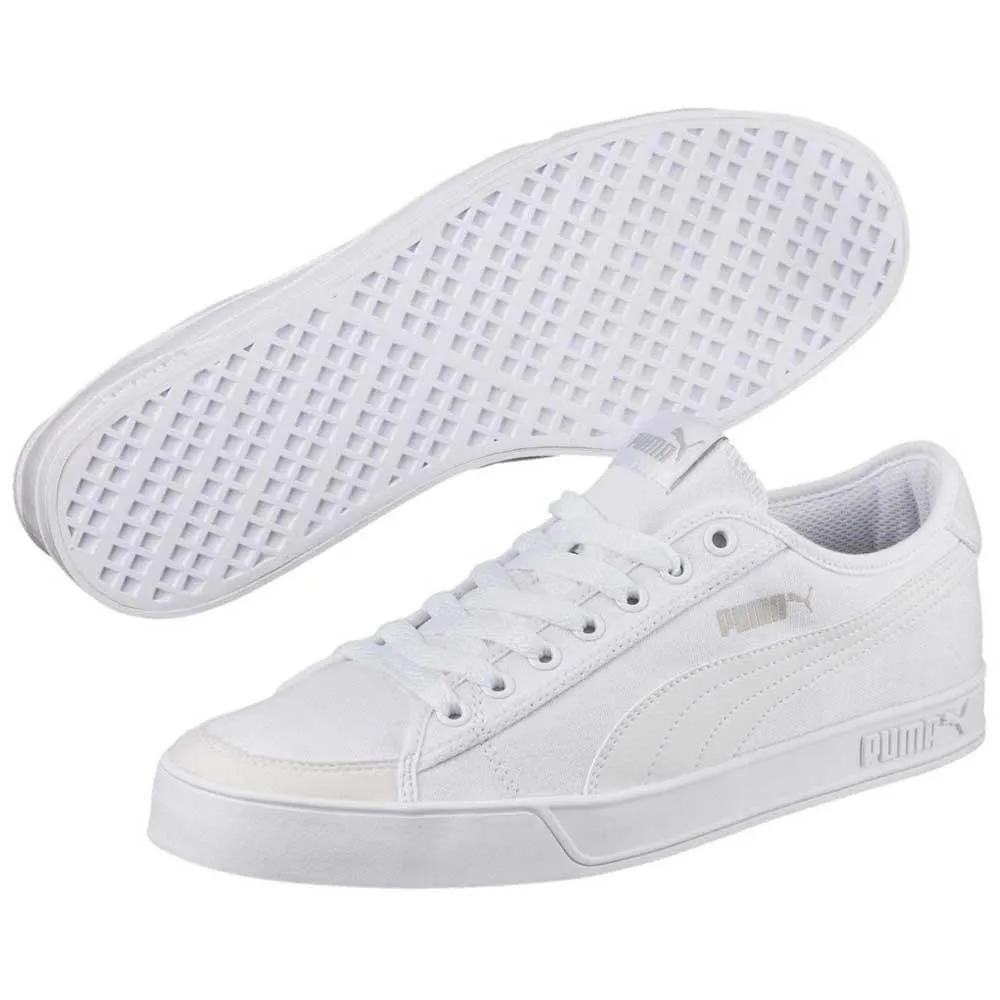 PUMA Smash Size 10.5 Men's v2 Vulc Canvas Lace Up Sneakers, Tennis Trainer  Shoes | eBay