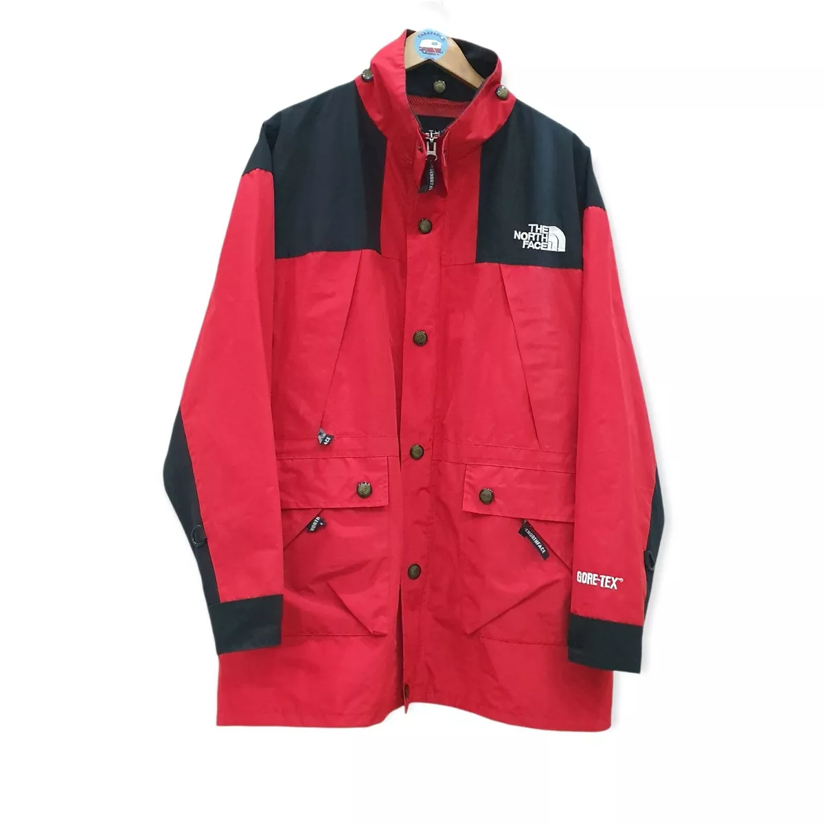 Men's The North Face Gore-tex Jacket outdoor parka Size L/XL (Red)