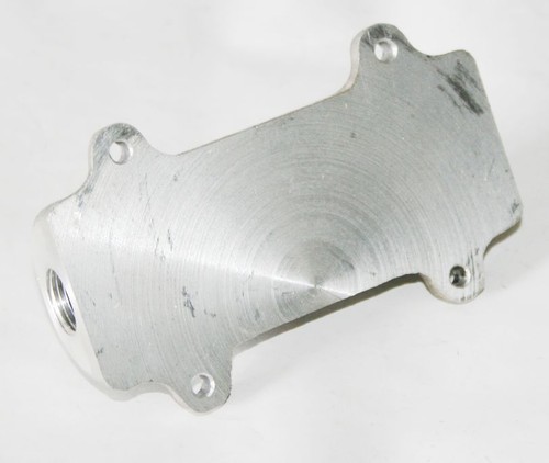 3 Carb Fuel Block Unpolished Flathead Stromberg 97 Hot Rod Kustom Rat 94 - Picture 3 of 5
