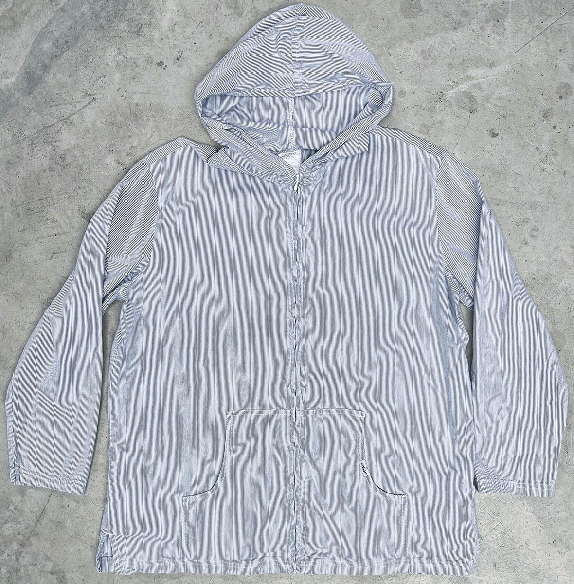 Vintage VF Jeanswear U.S.A. Made Lightweight Seersucker Zip