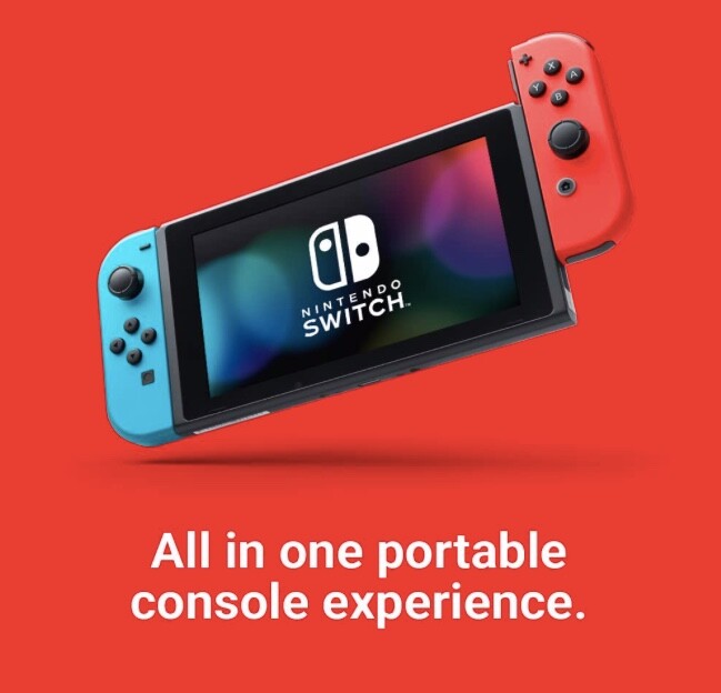 Nintendo Switch 32 GB Console - Neon Blue/Red | eBay