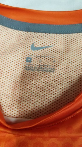 Nike Muestra 2019 Clemson Tigers Camisa de Entrenamiento Hombres Talla M Nueva Con Etiquetas Naranja NCAA - Imagen 5 de 6