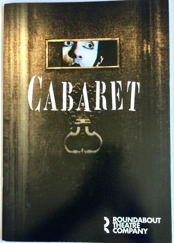 "CABARET" ALAN CUMMING ORIGINAL LARGE BROADWAY THEATRE SOUVENIR PROGRAM
