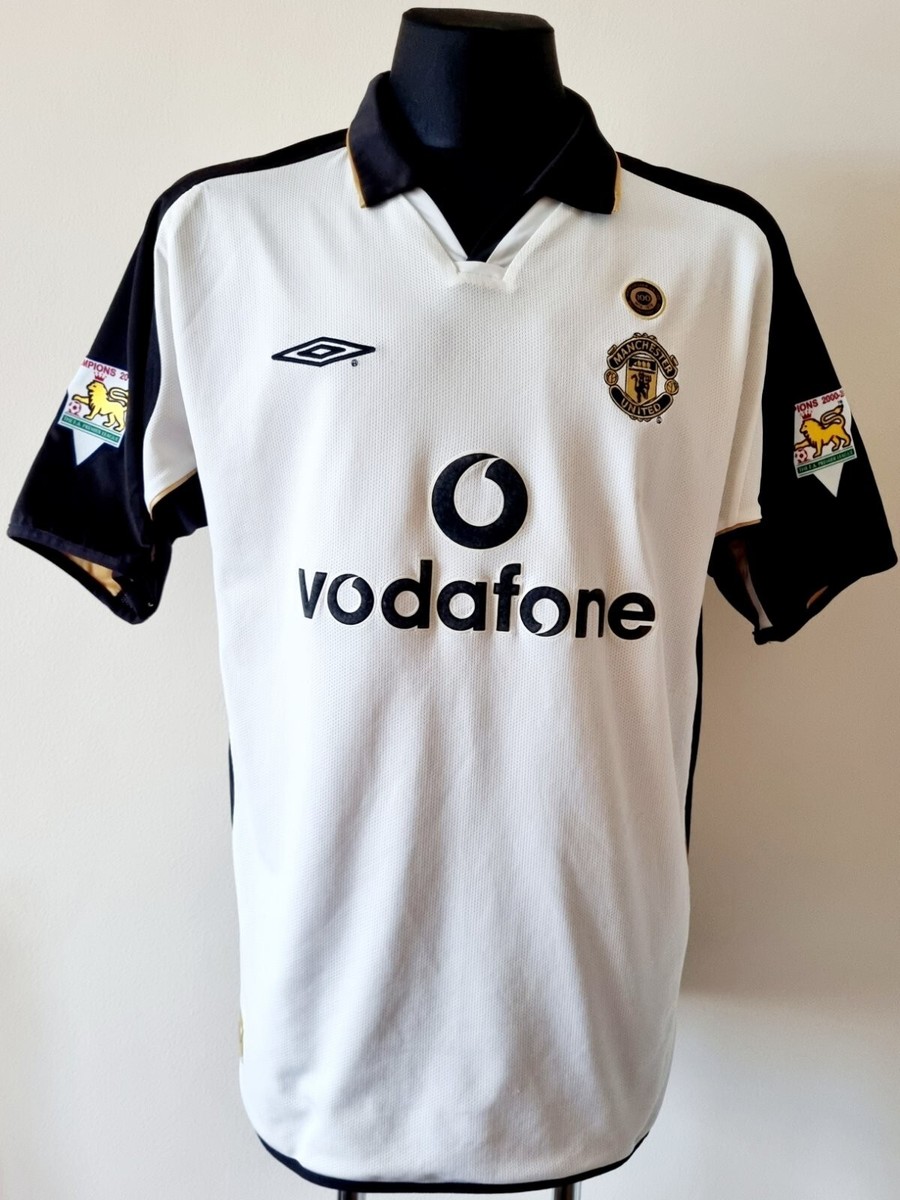 Manchester United 2001 - 2002 Away football Umbro shirt #7 Manchester United 2001 - 2002 Away football Umbro shirt #7