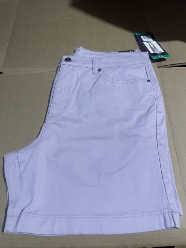 Gloria Vanderbilt Women's Amanda Denim Shorts High Rise Pockets Size 12