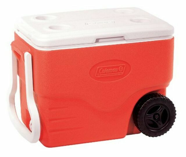 coleman wheeled cooler 57l