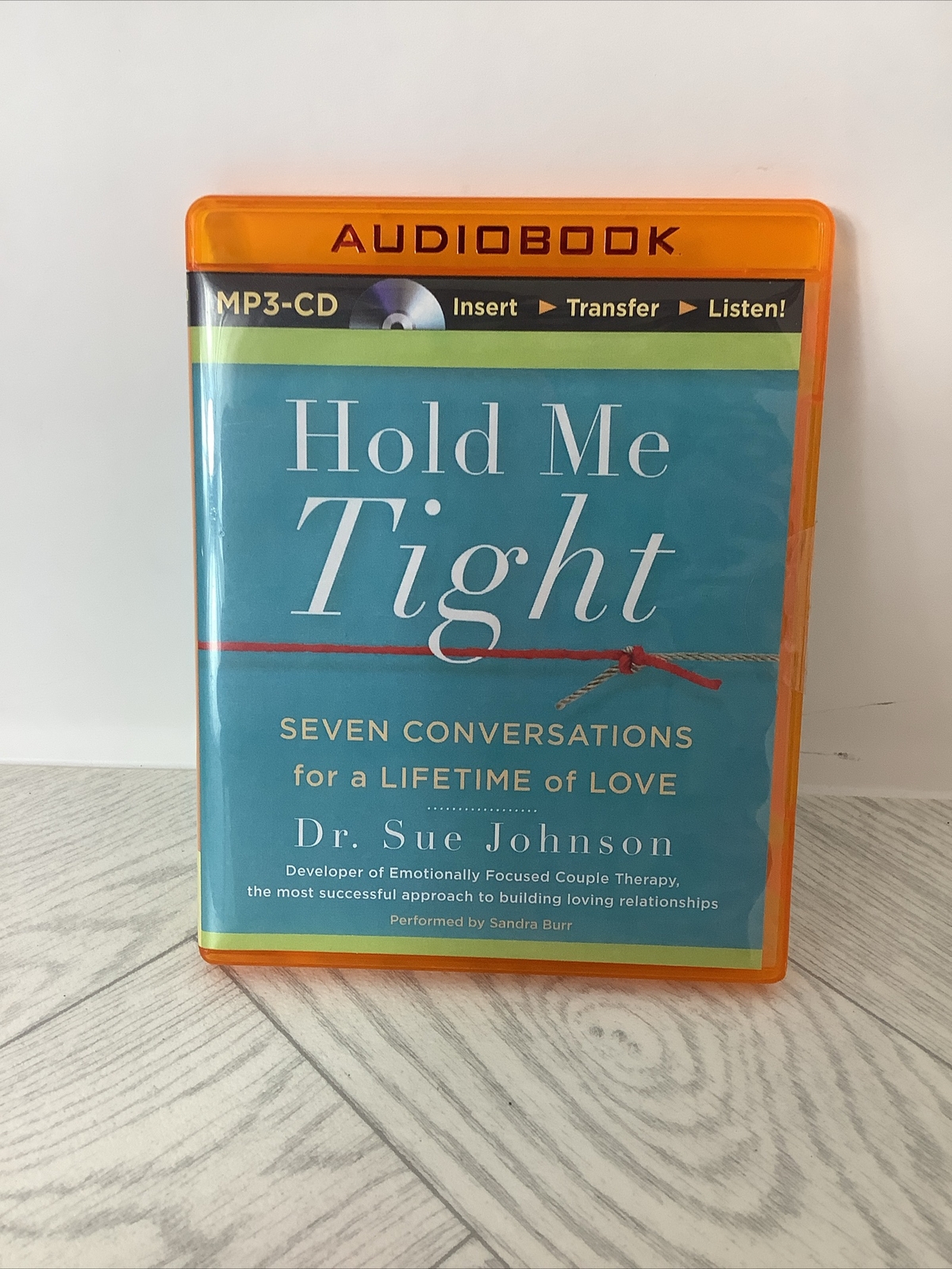 Hold Me Tight - Dr Sue Johnson - MP3 CD Audiobook - Sandra Burr - Self Help #Q