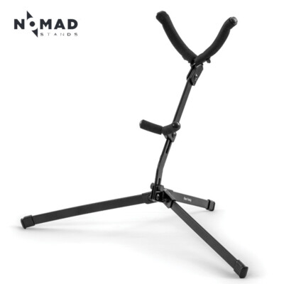 Nomad NIS-C036 Adjustable Folding Saxophone Stand with Carrying Bag