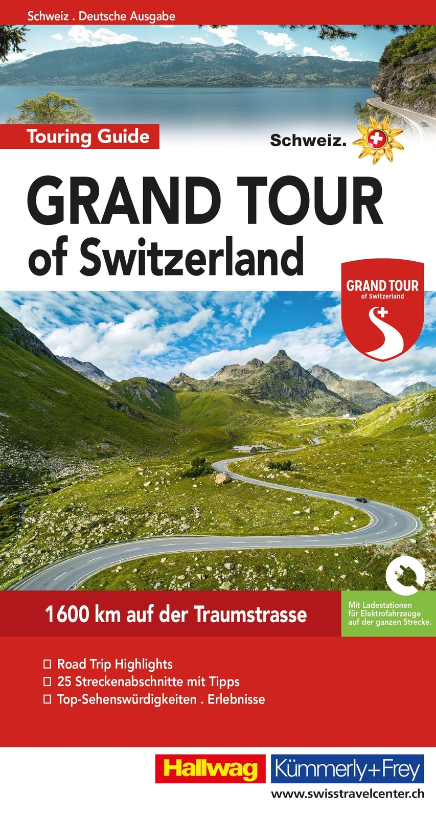 Hallwag Reiseführer Grand Tour Of Switzerland Touring Guide, Deutsche