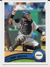 2011 Topps Series 2 Missing Foil #414 Jose Molina (BLUE JAYS)