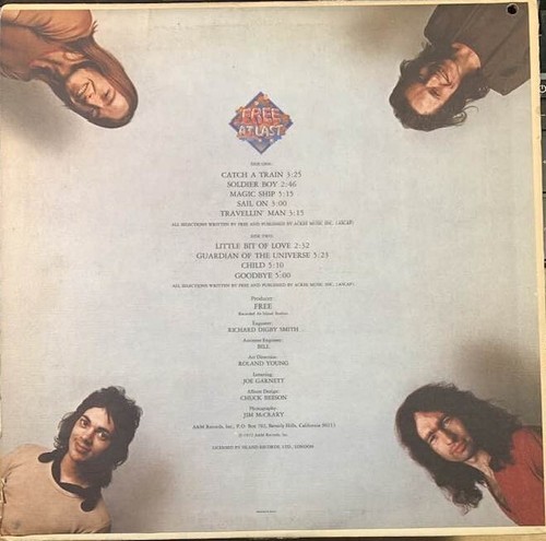 Free - Free At Last, LP (A&M Records 4349) - Picture 2 of 6