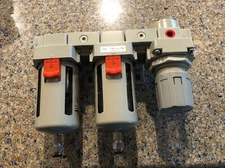 NANPU DFR-04 1/2&quot NPT Air Drying System Double Filters, Pressure Regulator