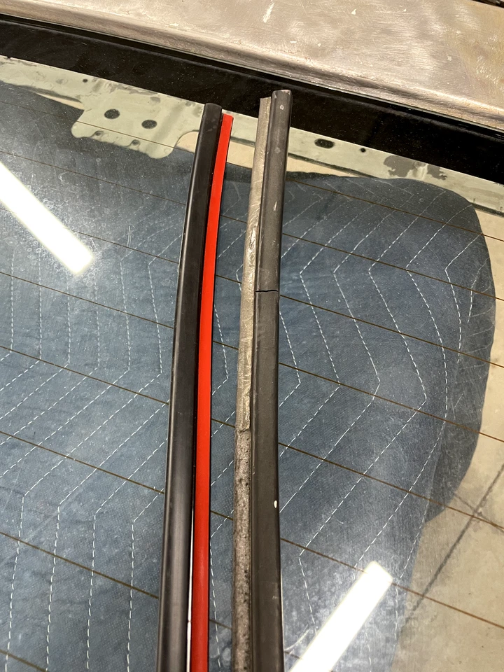 Para Honda CRX 1988-1991 Escotilla Trasera Superior Vidrio Lateral Goma Impermeable Foto 3 de 4