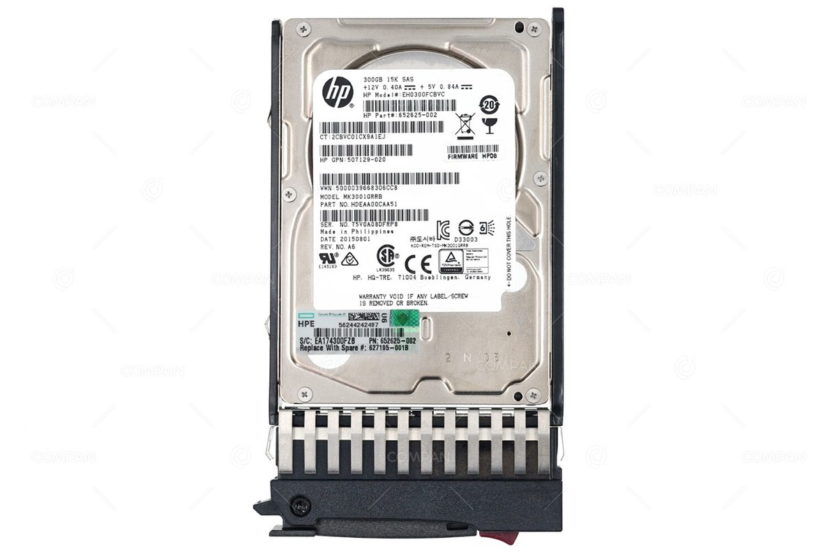 627195-001 HP HDD 300GB 15K SAS 6G 2.5 