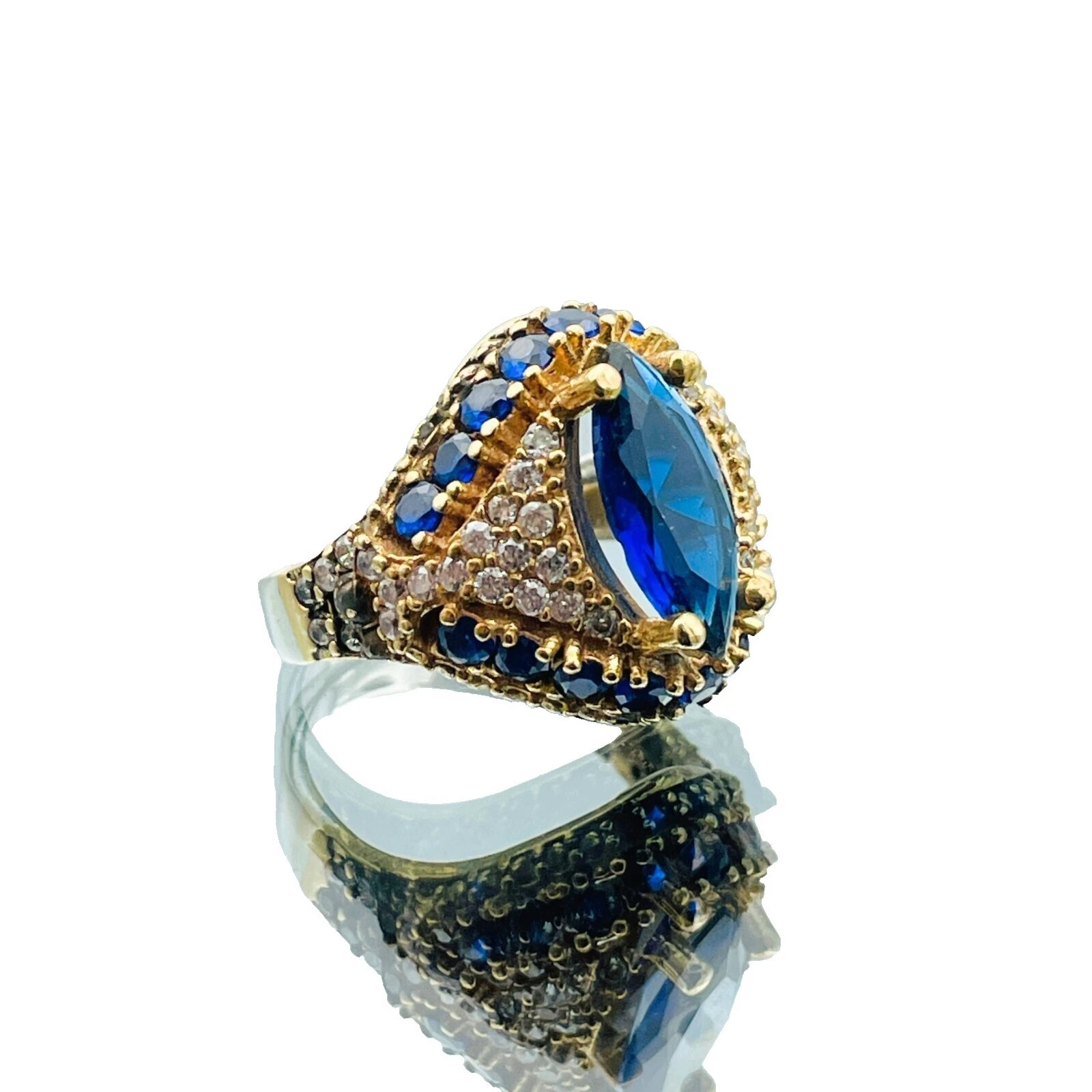 Anillos de Moda Religiosa Zafiro