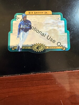 1996 SPx Promotional Sample GOLD #55 Ken Griffey JR. MINOR BACK ISSUE SCRATCH