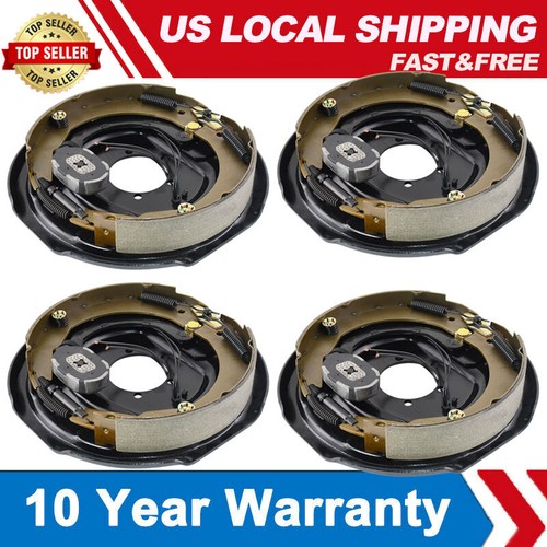 4PCS New 12" X 2" Electric Trailer Brake Assembly Kits For 52007000