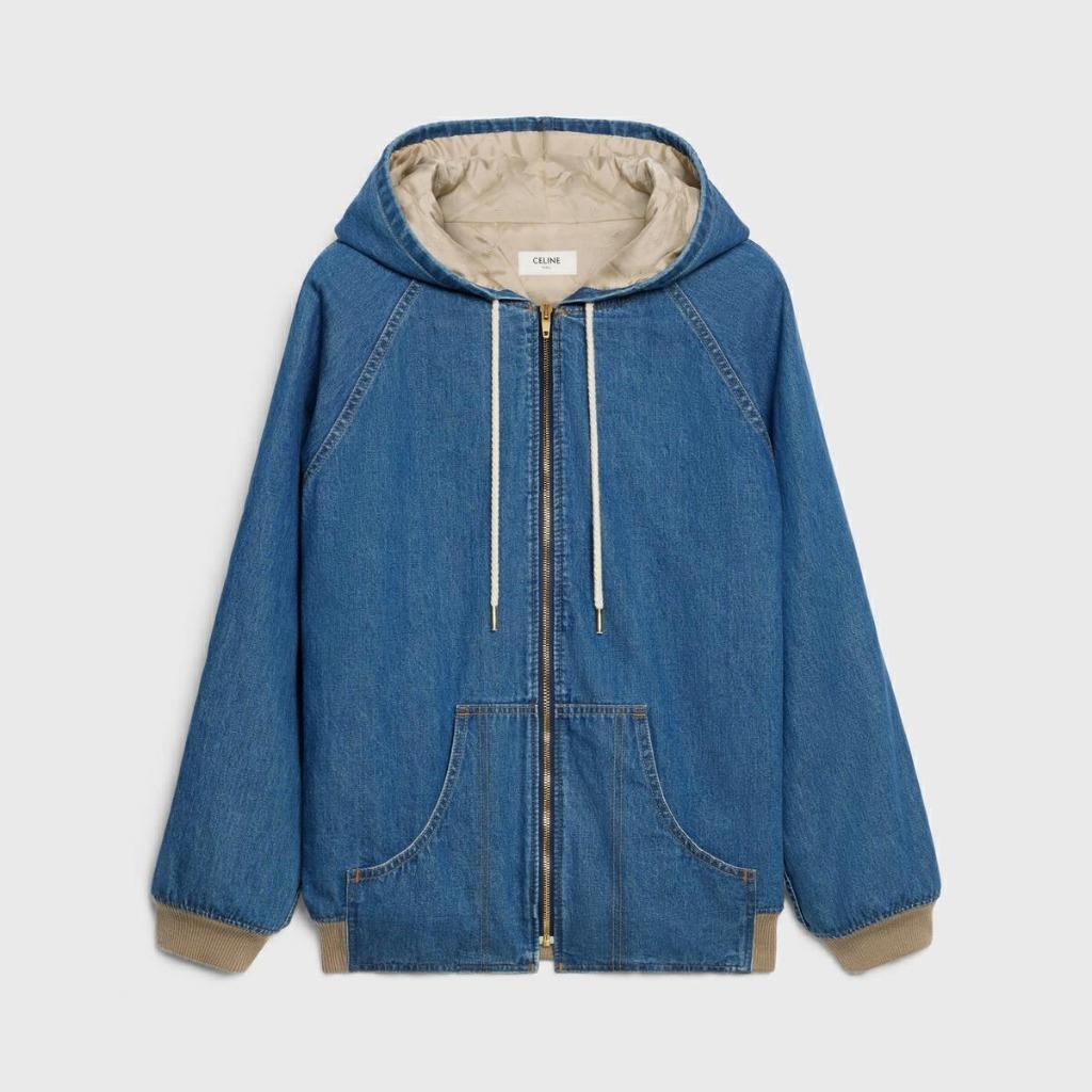 お気に入り◇フード付き Denim Jacket◇CELINE s-l1200.jpg