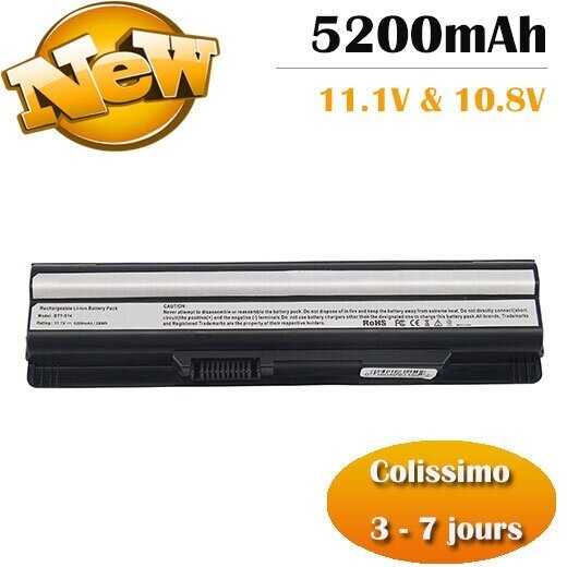 Batterie MSI GP70 idéale pour travailler au café sans fil d'alimentation