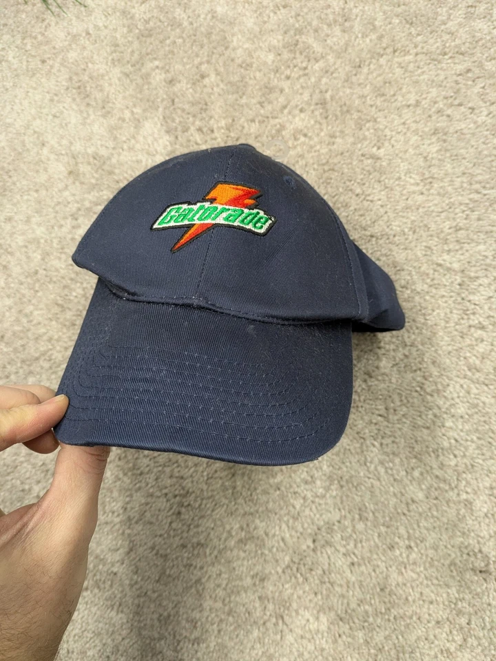 复古 90 年代佳得乐帽子平沿帽运动海军闪电螺栓眼镜蛇卡帽 Y2K — 第 4/4 张图片