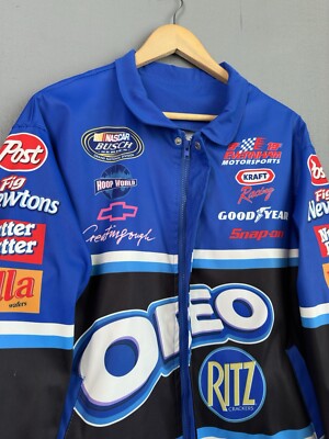 Vintage 90s NASCAR Oreo Chevrolet Racing Y2K Hype Jacket | eBay
