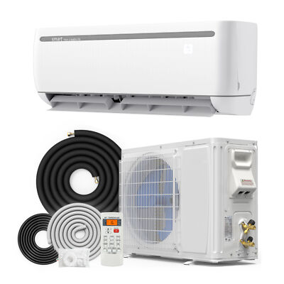Oaurkea 12000BTU SEER2-20 Mini Split Air Conditioner Heat Cool Pump Ductles Wifi