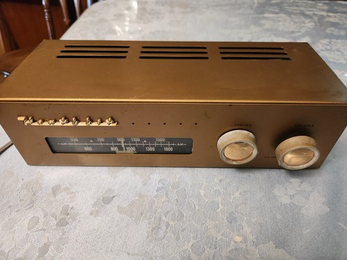 Heathkit Model BC-1A Mono Tube  AM Tuner Powers On