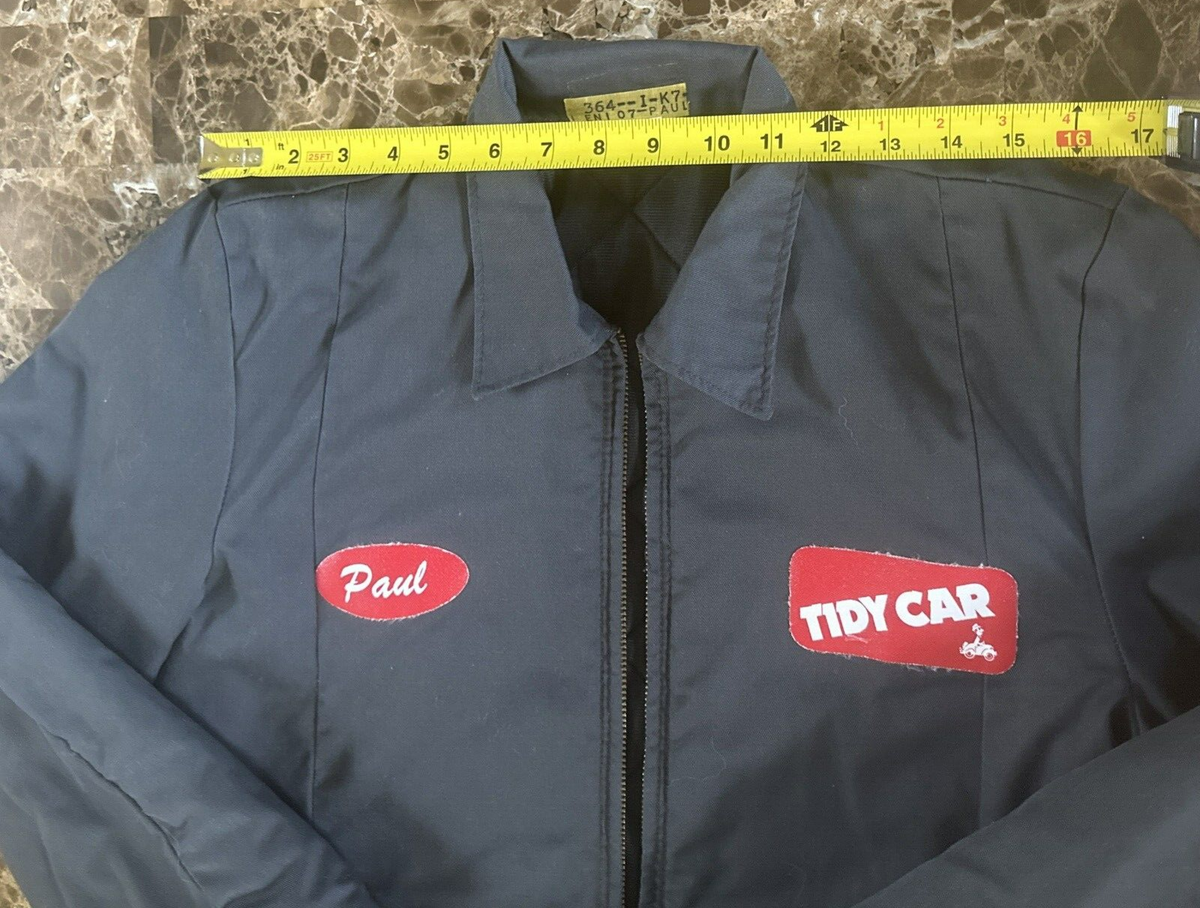 ジャケット・アウター Vintage 60s 70s red kap work jacket USA Vintage 70s Red Kap Mechanics Work Jacket Mens Large Talon