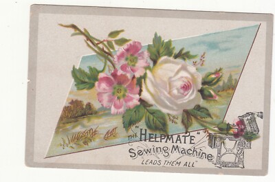 Helpmate Sewing Machine Miller & Hutchinson Pianos Organs Allentown PA C1880s