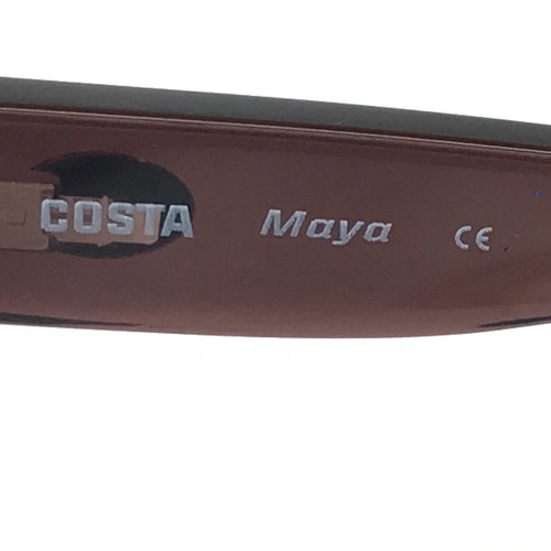 Costa Sunglasses Maya 06S9011-0555 Shiny Urchin Crystal with Gray Polarized 580P - Picture 12 of 12