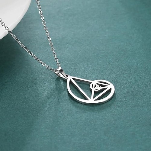 Fibonacci Spiralkette Goldener Schnitt Halskette Goldener Schnitt Fibonacci Silber - Bild 2 von 3