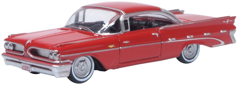 OXFORD 1/87 PONTIAC BONNEVILLE COUPE 1959 MANDALAY RED 7PB59005