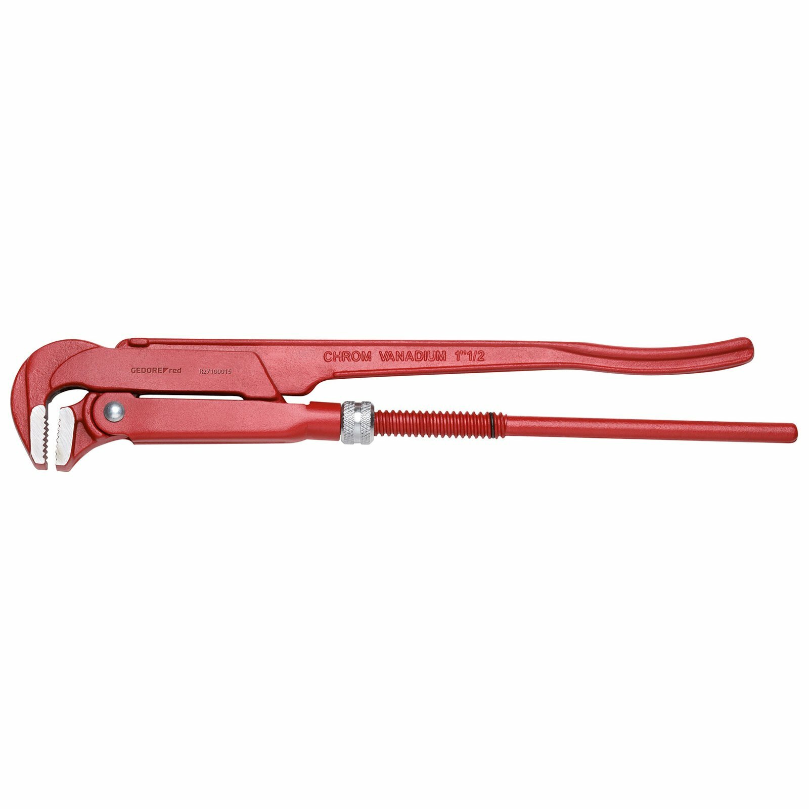 Tenaza para tubos 90°, modelo sueco, 1,5 pulgadas, L 420 mm