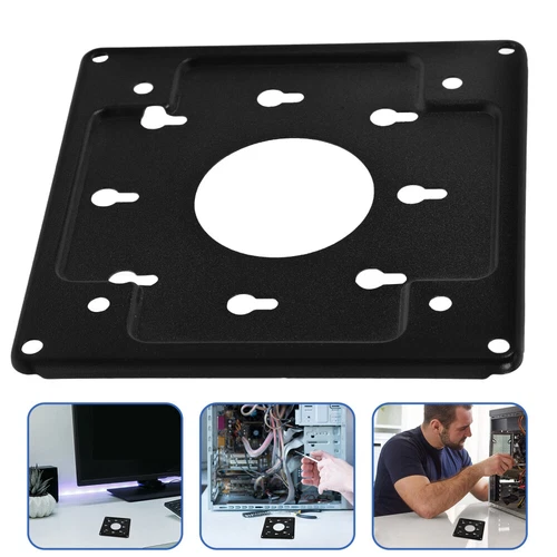  1 Set of Mini PC Monitor System Bracket Back Mounting Plate Bracket Mount Back