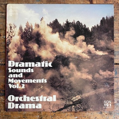 DRAMATIC SOUNDS & MOVEMENTS - ORCHESTRAL DRAMA - SONOTON SON191 LIBRARY LP