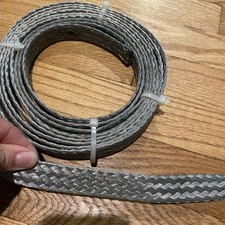 15 FEET 1" BRAIDED GROUND STRAP GROUNDING Tinned Copper Flat Braid