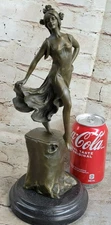 Statue Sculpture Dancer Sexy Art Deco Style Art Nouveau Style Bronze Figurine