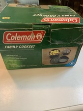 VTG Coleman 6 PC Commercial Grade Non Stick Heavy Duty Camping Cook Set NOS