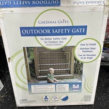 Outdoor Safety Gate Black SS30OD Cardinal Gates look at pics 