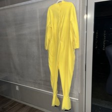 Teletubbies Yellow Laa Laa Teen Costume Jumpsuit Spirit Halloween No Hand Gloves