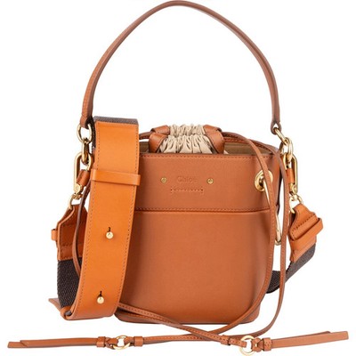 Chloé Leather Roy Mini Bucket Crossbody Handbag Tasche