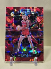2024 Select WNBA Shakira Austin Red Ice Prizms Concourse #17 Color Match Mystics